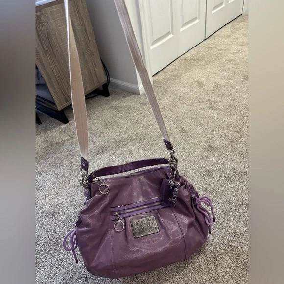 Purple Coach *Poppy* Women's Bag - Picture 11 of 16